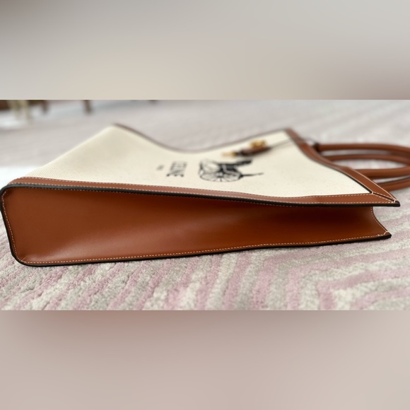 Celine Cabas canvas leather trim tote. New without tag. - Picture 9 of 9